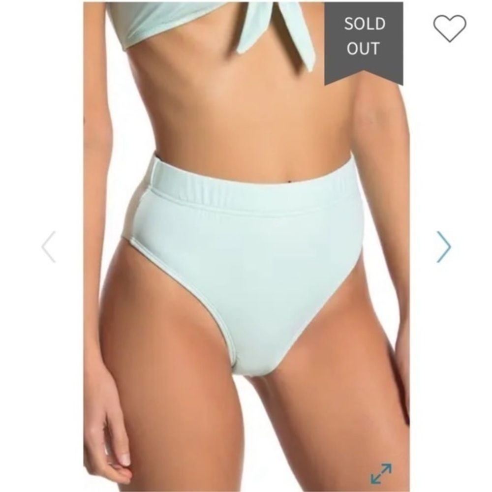 NWT The Bikini Lab Solid High Waist Bikini Bottom